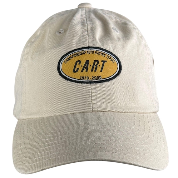 CART Racing Hat: Embroidered Logos, Adjustable Beige Cap - Etsy display picture 3