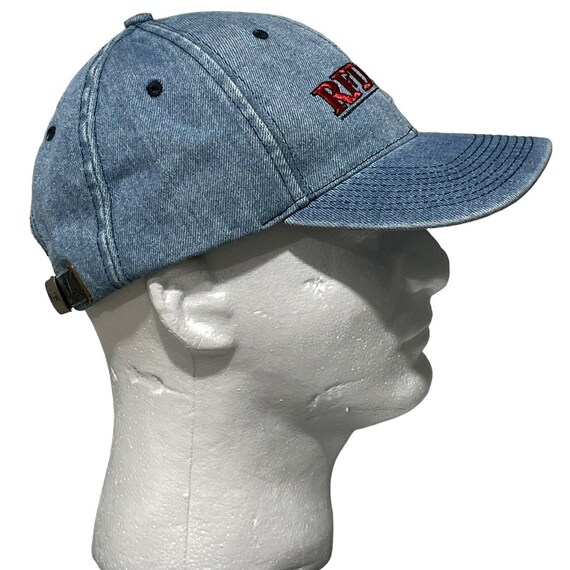 Vintage RFD TV Hat Strapback Blue Denim Adjustabl… - image 2