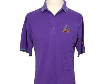 Polo morado talla pequeña para abonados de la temporada inaugural de los Arizona Diamondbacks de 1998