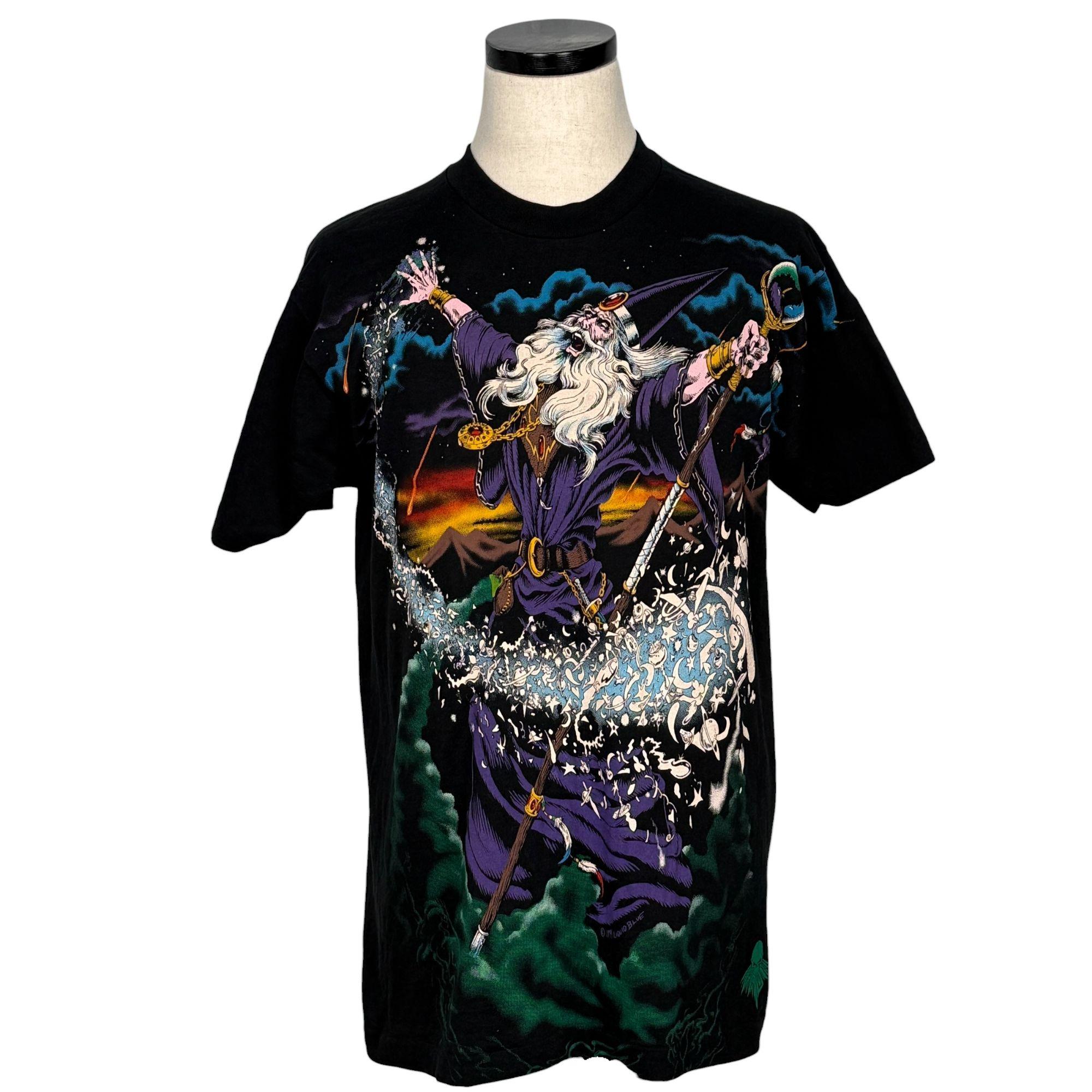 Liquid blue wizard shirt - Etsy 日本