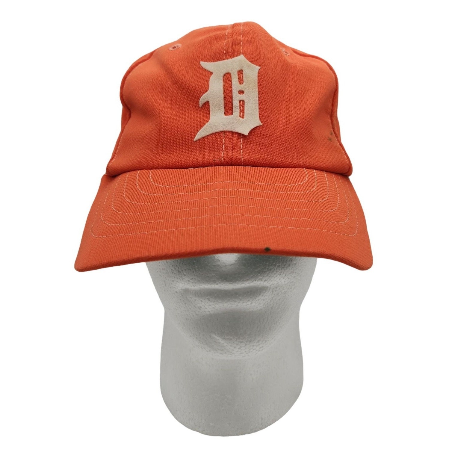 Vintage Detroit Tigers Orange Adjustable Hat