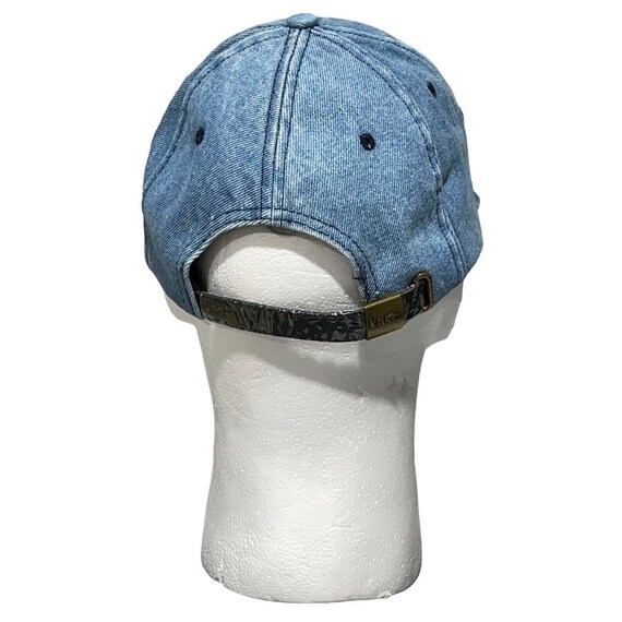 Vintage RFD TV Hat Strapback Blue Denim Adjustabl… - image 3