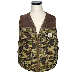Carhartt Camo Vest - Etsy