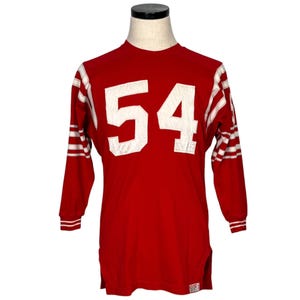 Vintage 50s Football Jersey - Etsy