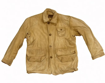 Redhead Bone-Dry Mens Brown 60’s Canvas Duck Hunting Shooting Jacket Large