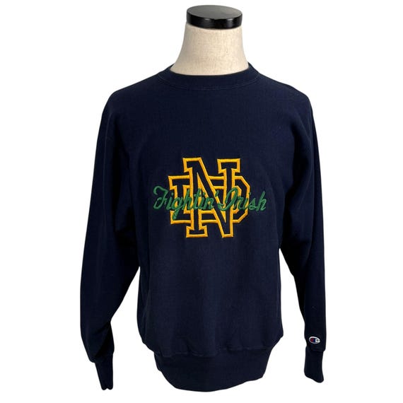 トップス Champion Reverse Weave Notre Dame Vintage 80s Champion Reverse Weave Sweatshirt Crewneck Notre Dame