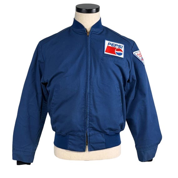 Vintage 90s Pepsi Bomber Jacket: Riverside Masterliner, Removable