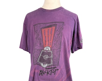 reebok 90s pump tシャツ ビンテージ　L 80s 90s Vintage Reebok the Pump Pump It up Basketball Shoes