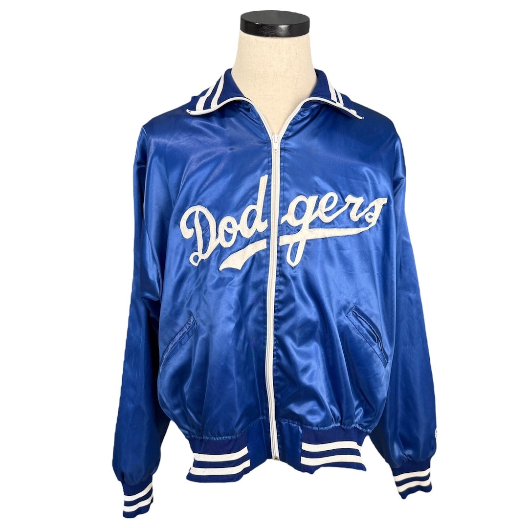 Vintage 80s MLB Dodgers Satin Jacket X-large by Felco USA - Etsy