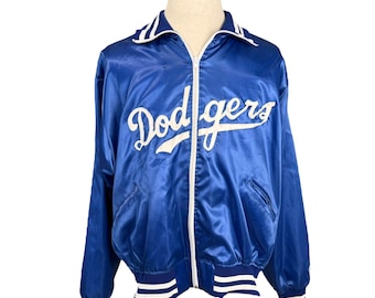 90s ドジャース スタジャン USA製 chalk line MLB サテン Vintage 1990s Chalk Line Los Angeles Dodgers MLB Satin Bomber