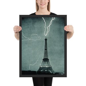 Framed poster