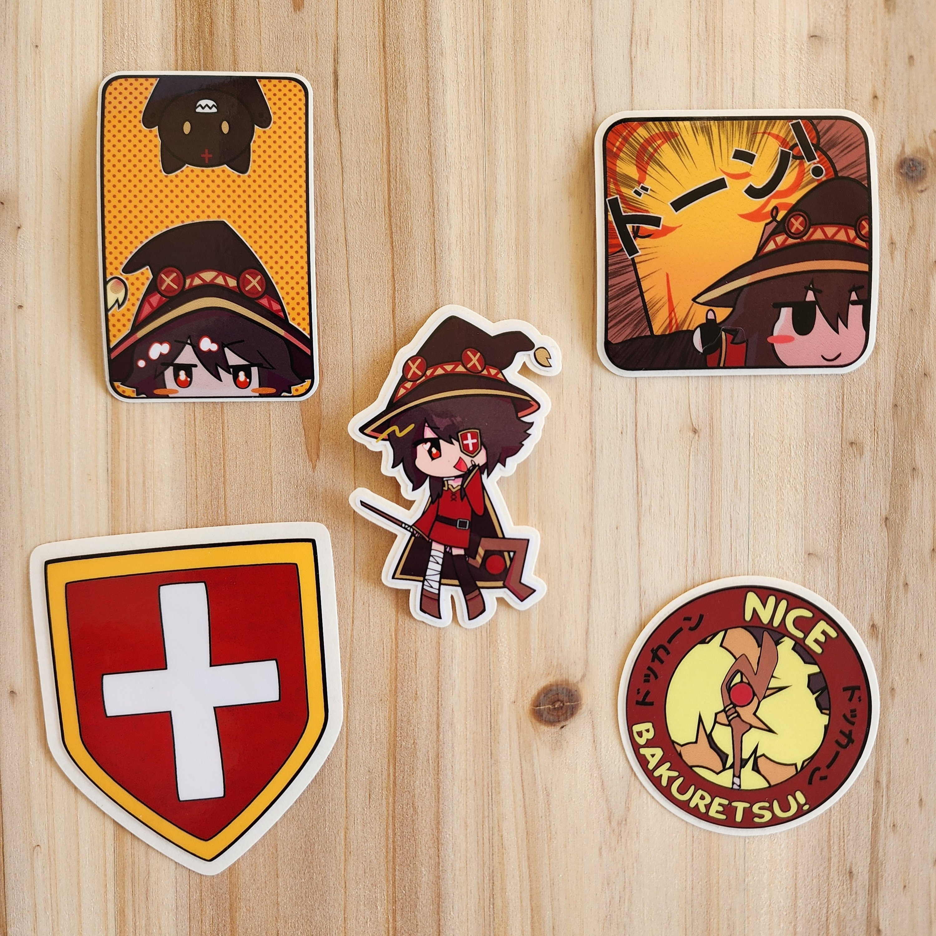 Megumin Thumbs Up Sticker for Sale by Meltey