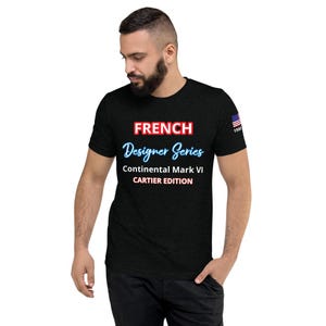 Camiseta Lincoln Continental Mark VI 1980 81 82 83 (Edição Cartier FRANCESA)