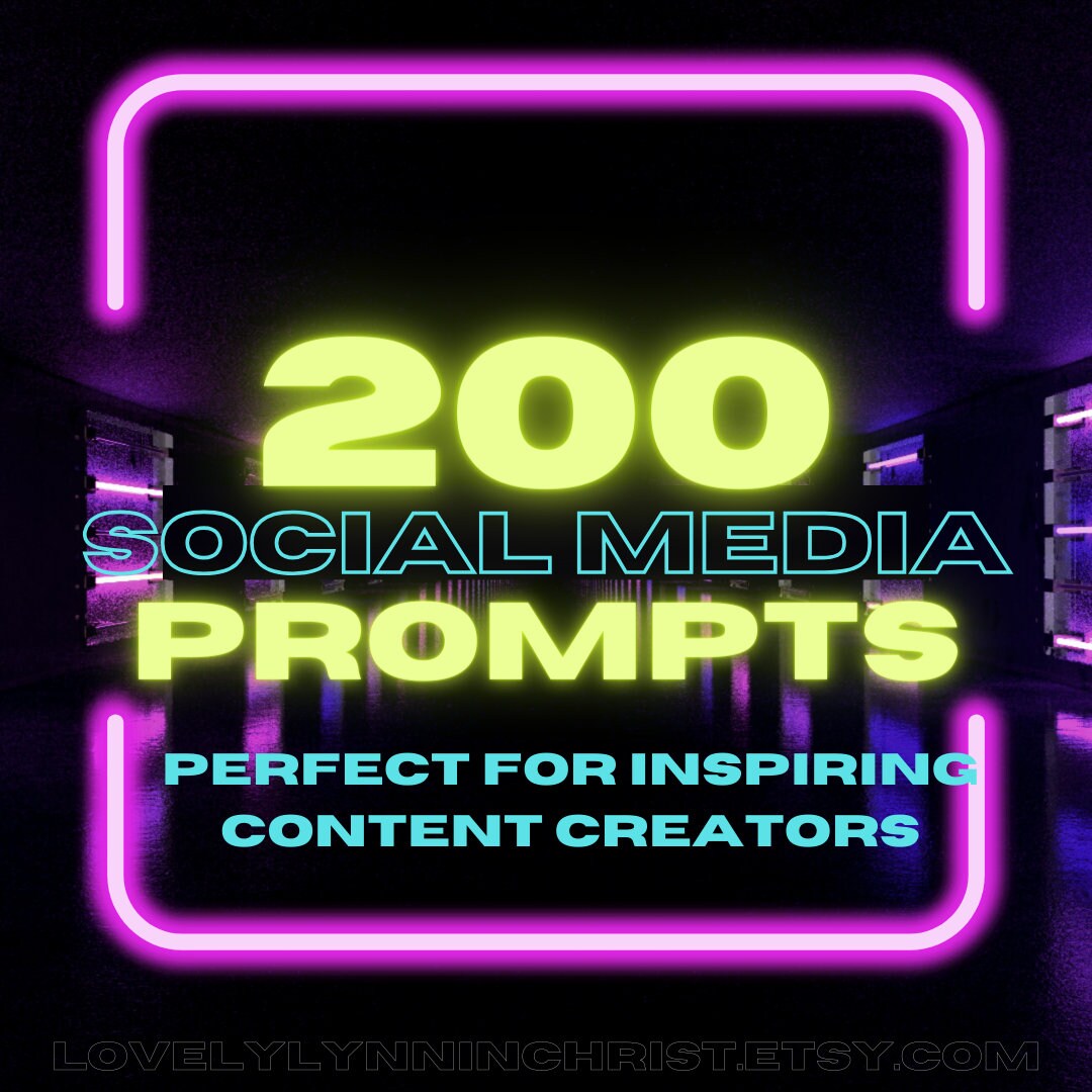 200 Chatgpt Prompts for Content Creators - Etsy