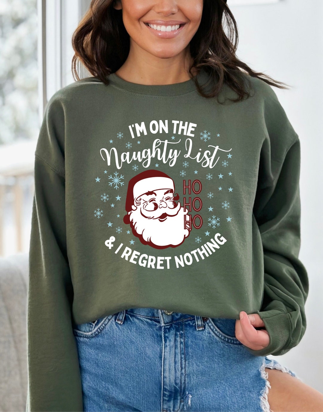 Gildan® Christmas Sweatshirt, Christmas Gift, Funny Christmas