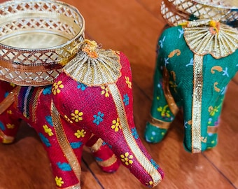 Lucky Elephant Diwali Tea light holders (Diya)