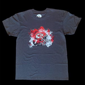 Kansas City Chiefs Helmet Shirt | KC Skyline Graphic Tee | Missouri Football Fan T-Shirt | Game Day Outfit