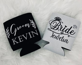 Custom Wedding Koozie