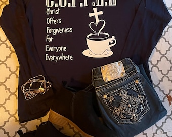 COFFEE Christ Long Sleeve