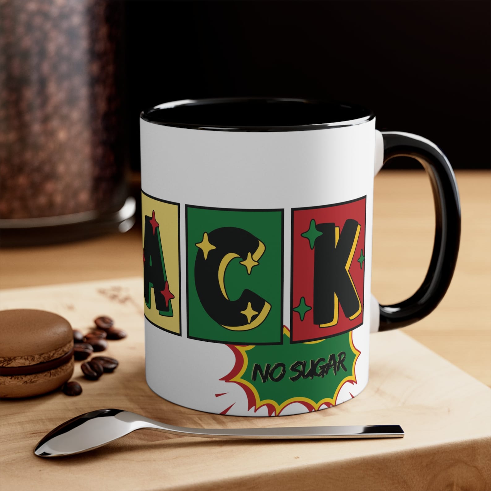 No Sugar No Cream Black History Month Mug