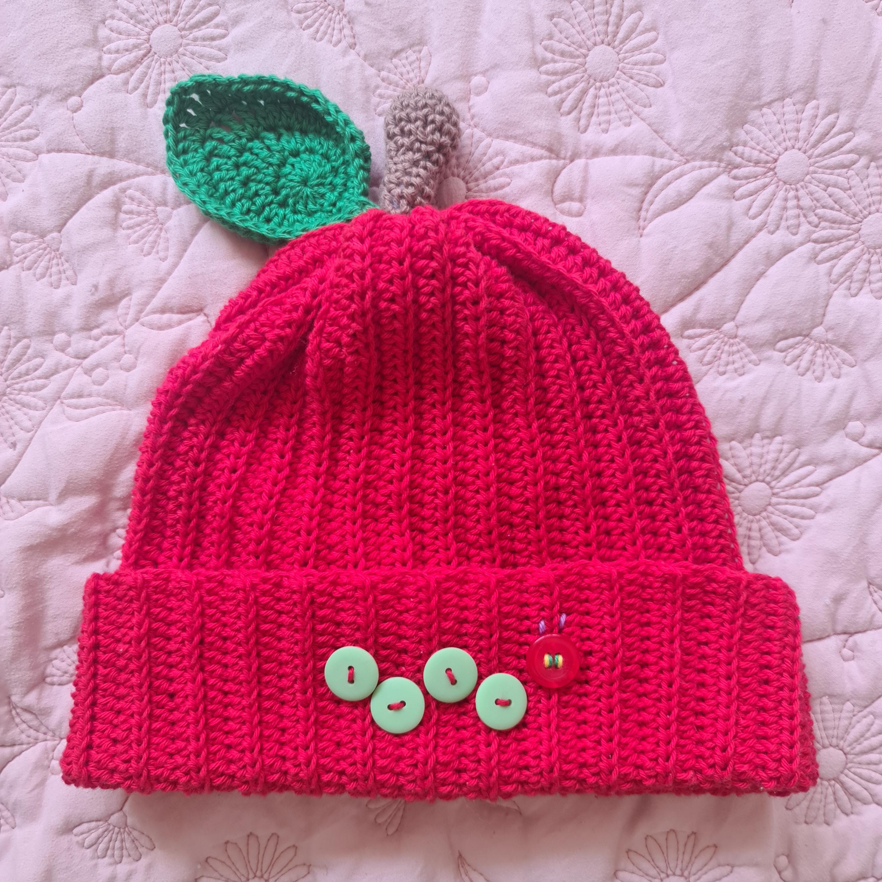 The Very Hungry Caterpillar Inspired Scarf Crochet Pattern
