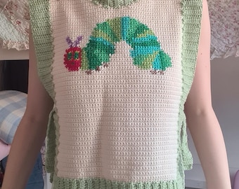 Caterpillar Vest Crochet Pattern