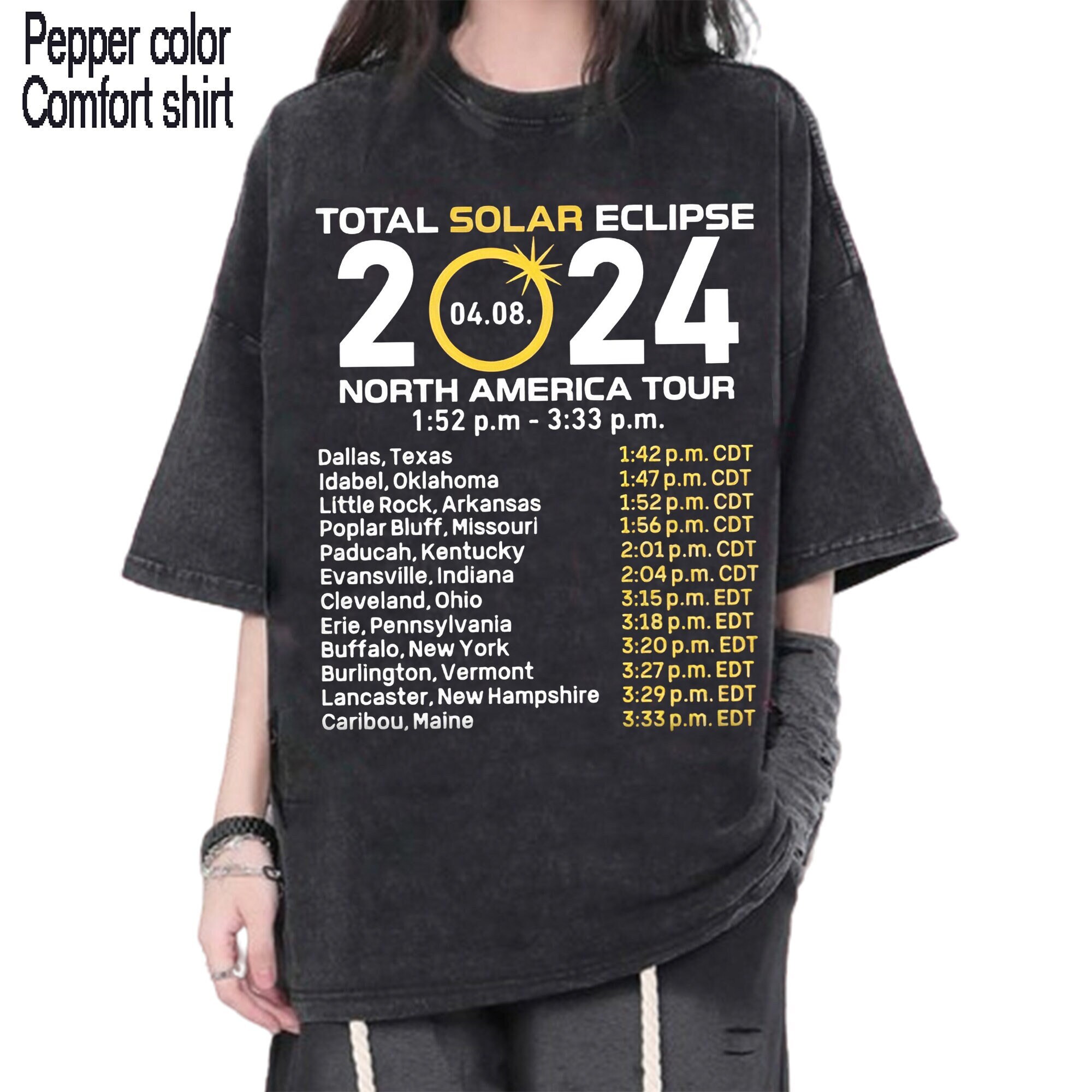 April 8th 2024 shirt, Total solar eclipse shirt, eclipse shirt ...