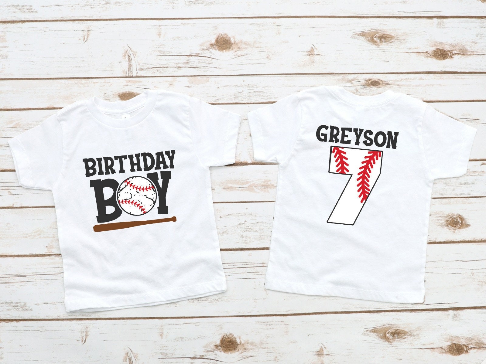 All Star Baseball 1st Birthday Baby T-Shirt