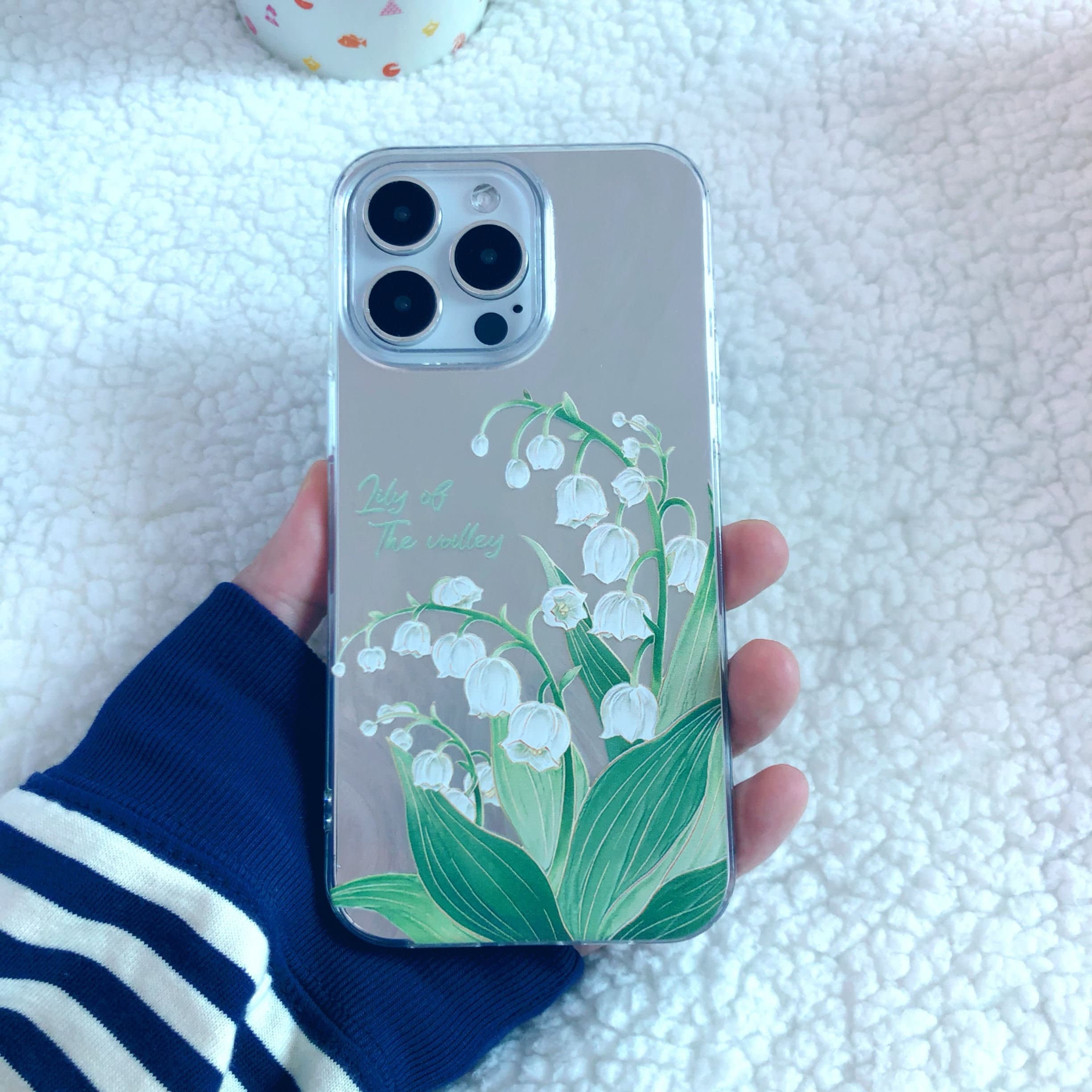 Lily of the Valley iPhone Case, Floral TPU Protective Phone Shell