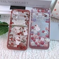Bunny & Floral Clear iPhone Case, Cute Aesthetic TPU Phone Shell product logo