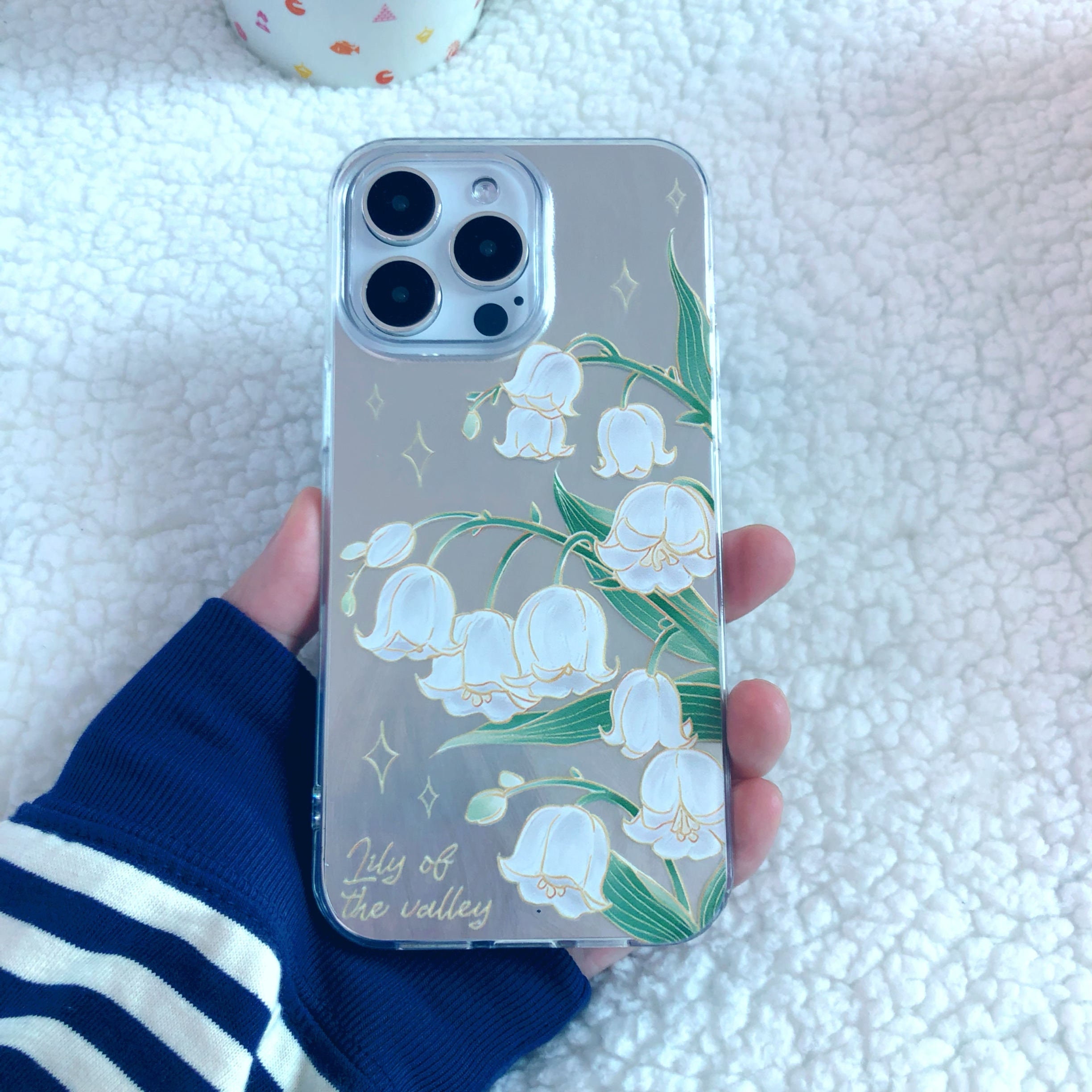 Lily of the Valley iPhone Case, Floral TPU Protective Phone Shell