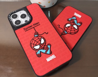3D Cartoon Spiderman Phone Case for iPhone 14 | 13 | 12 | 11, iPhone X XR XS MAX Case, iPhone 7 Plus | 8 Plus Case, Superhero Case for gift