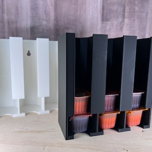 Fast food sauce size 1.8&quot; x 2.3&quot; single serve holder dispenser, holds about 15 sauce packet | Wall mountable | Popeye&#39;s, Freddy, McDonalds