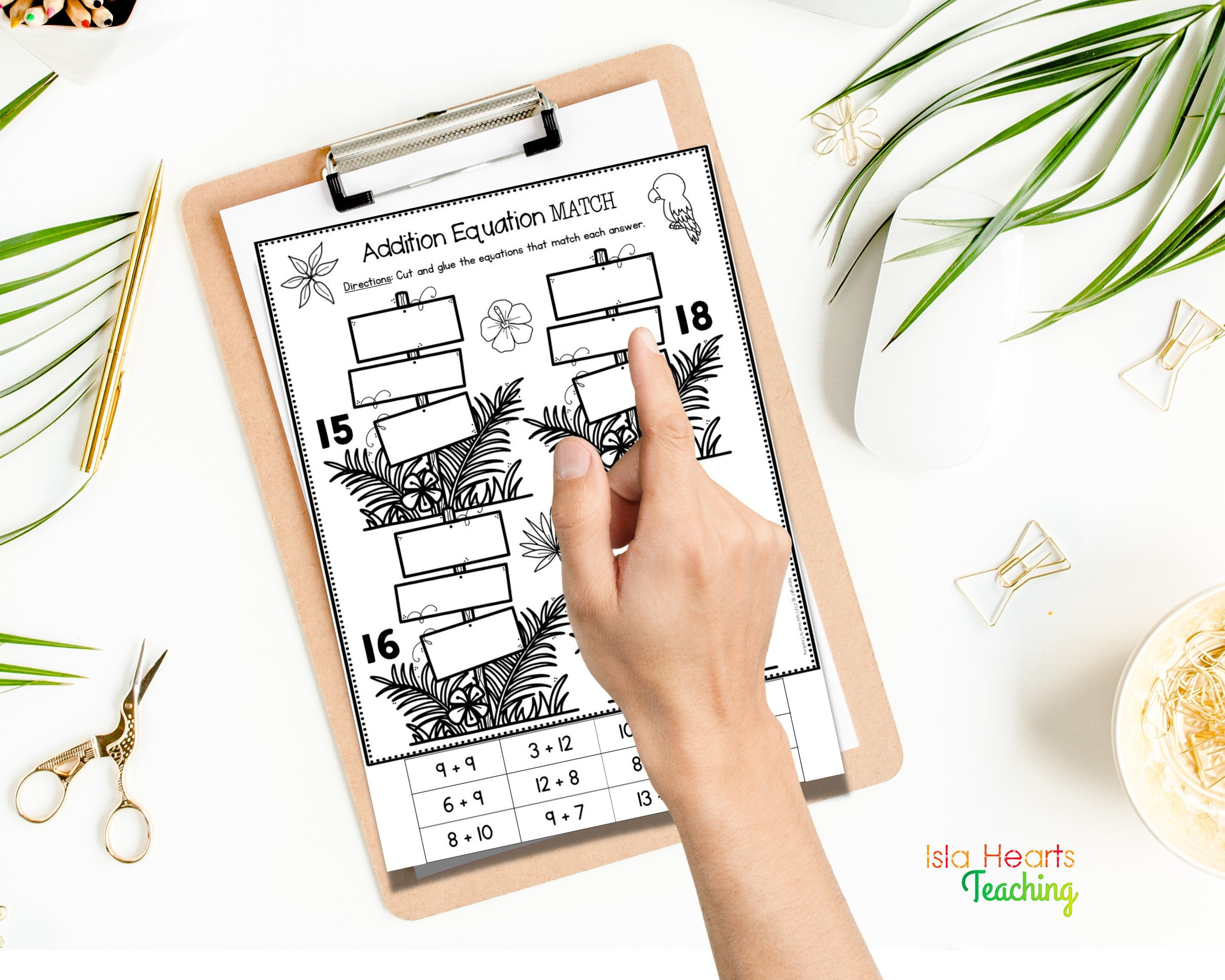 First Grade Summer Math Learning Homework Packet L Home Learning ...