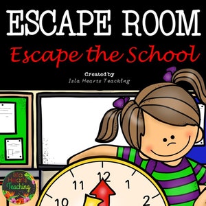School Escape Room for Kids Escape Room 3rd Grade 4th Grade 5th Grade 6th Grade Breakout Activity Math Escape Room Puzzles Team Building Fun