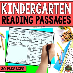 Kindergarten and First Grade Reading Comprehension Passages with Questions Homeschool Reading Comprehension Texts Fun Kids Short Stories