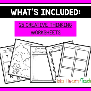 Kindergarten Worksheets for Gifted and Talented Students I Enrichment ...
