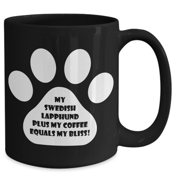 Swedish Lapphund Coffee Mug for Swedish Lapphund Dog Lover. Funny Dog Breed Gift. Christmas, Birthday, Mother's, Father's Day Present.