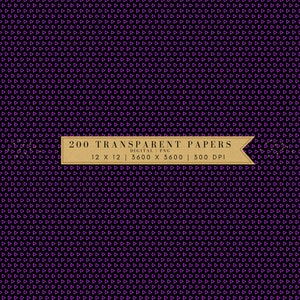 Transparent Digital Paper Pack | Geometric Pattern | PNG | Seamless Background | Triangle Overlay | Small Triangles | Commercial Use