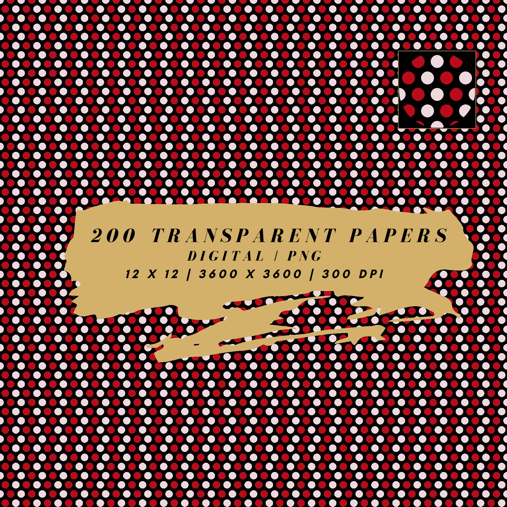 200 Transparent Digital Papers | Repeating Pattern | Seamless PNG ...