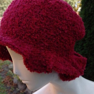 unieke handgemaakte onesize gehaakte muts fairycore cottagecore upcycled bucket hat one-size hippie boho stijl