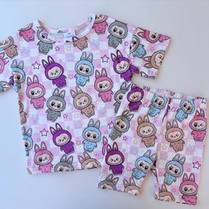Labubu Monsters Top and Shorts Set