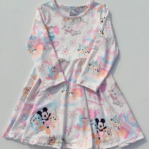 Blue Dog Theme Park Dress