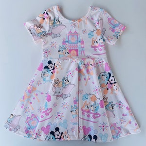 Blue Dog Theme Park Dress