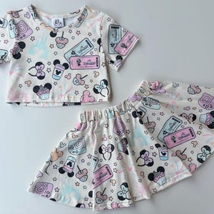 Theme Park Mouse Ears Skirt Set