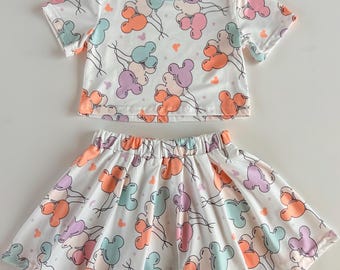 Theme Park Magical Balloons Skirt Set