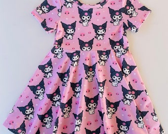 Bad Kitty Pink and Black Girls Dress