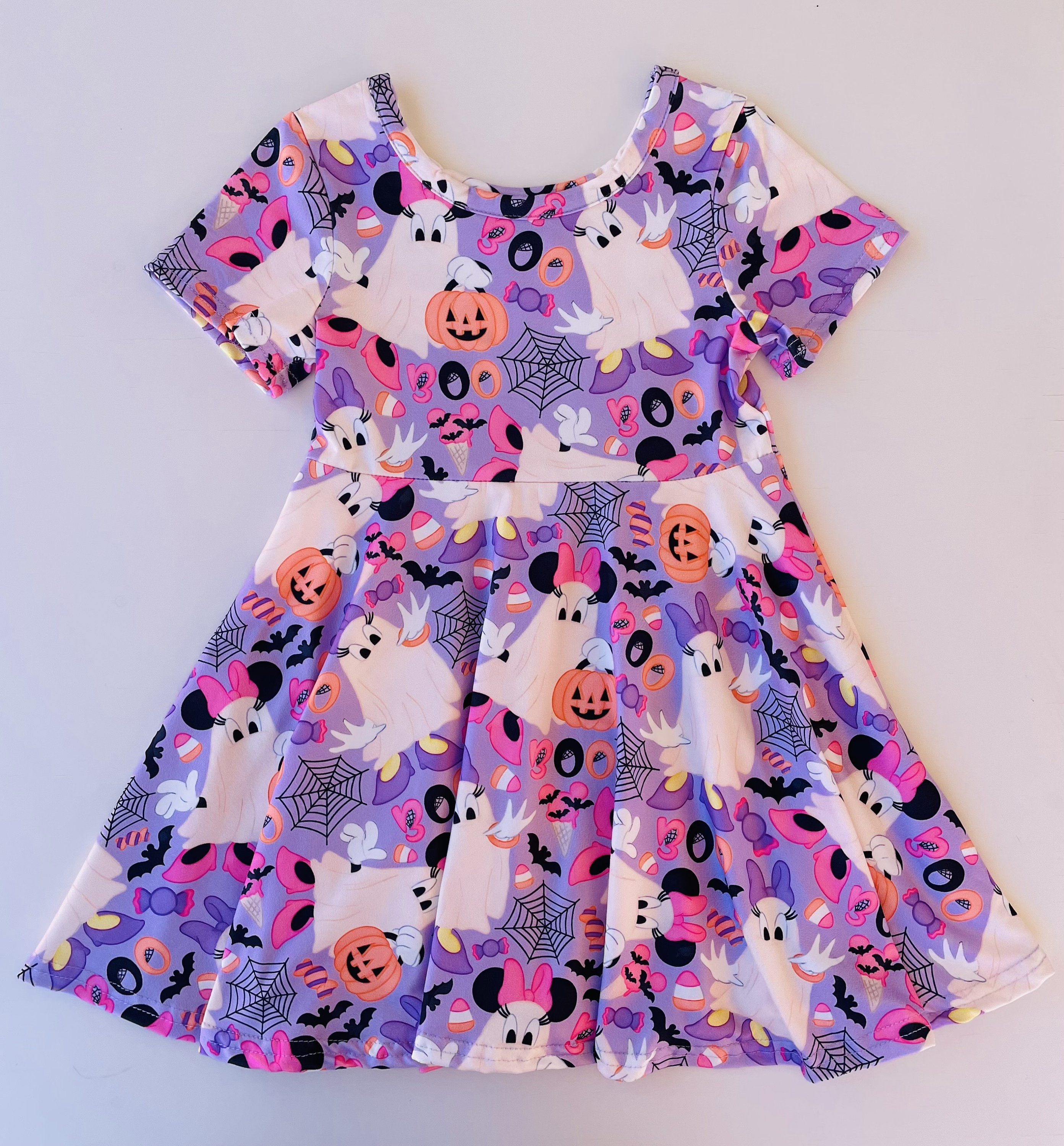 Halloween Ghost Girls Pumpkins Magical Theme Park Dress