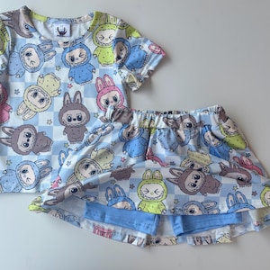 Labubu Monsters Top and Skort Set