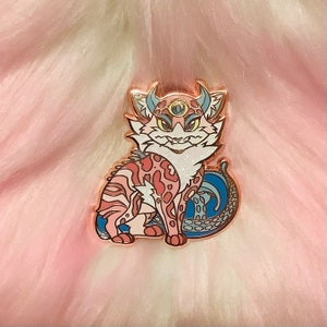 Rosewater Fursona Pin